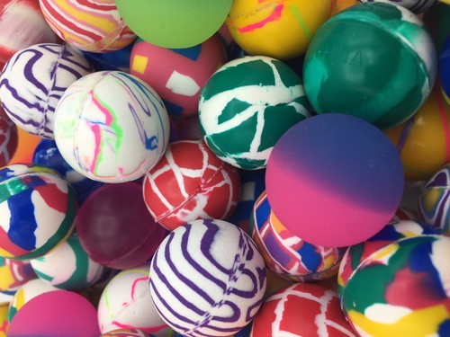 36 GLITTER 27MM SUPERBALLS, RIMBALZO ALTO, SFERE RIMBALZANTI - Foto 5