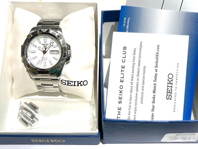 Seiko 5 Sports Automatic 7S36-04B0 Day/Date Men's with original box and  manuals | eBay