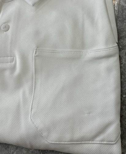NWT Men’s Small Under Armour White Performance Pocket Polo Shirt 1383155 $65 - Picture 6 of 8