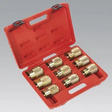 9pcs Motorcycle Fork Seal Driver Kit Removal Tool  35-49mm Motorcycle Repair Too