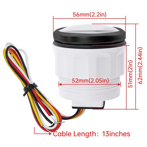 2"52mm Universal Auto Car Boat Marine 16-32V Voltmeter Volt Voltage Gauge Meter - Picture 11 of 15