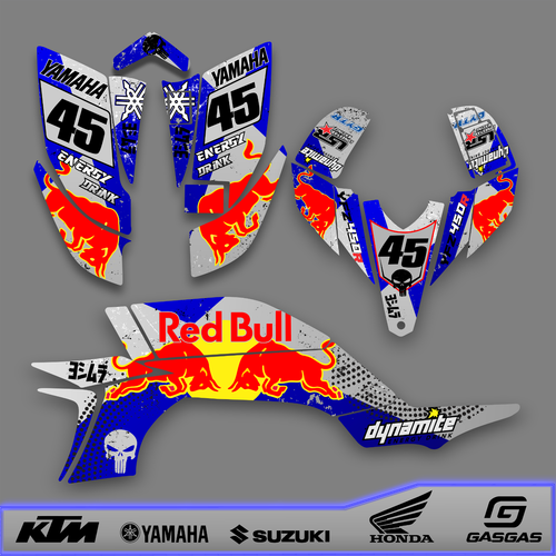 Yamaha YFZ 450 graphics kit 2003 2004 2005 2006 2007 2008 stickers decals kit