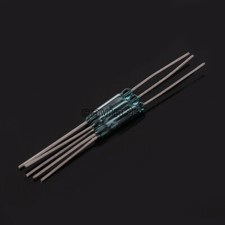 5PCS 2.5 x14mm Glass Reed Relay 4W 3-Pin Magnetic N/O N/C Switch NEW