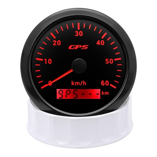 110mm Black GPS Speedometer 0-60km/h Gauge for Boat Cart - Picture 5 of 13