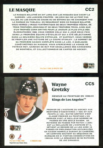 1991-92 PRO SET CC ENGLISH & FRENCH NHL HOCKEY CARD SEE LIST - Bild 18 von 22