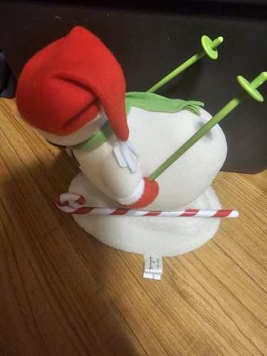 Hallmark Jingle Pals Schneemann Plüsch Skifahren Singen 2012 Weihnachten getestet - Bild 2 von 3