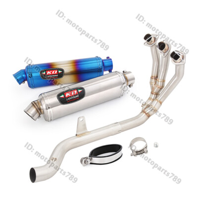Slip For Triumph Trident 660 Tiger 660 2022-2025 Exhaust Header Pipe 2'' Muffler