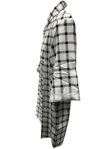 Marty McFly Striped Shirt Back To The Future Costume Button Down Up Checkered - Picture 5 of 9