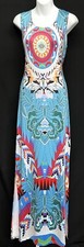 Yang Zi Gang Size M Maxi Dress Womens  W/ Thigh High Slits Up Both Sides