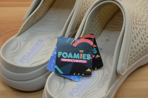 Skechers Men's/Women’s Foamies Ultra Go Clogs Cream Size US 10 / UK 7 / Eur 40 - Picture 5 of 5