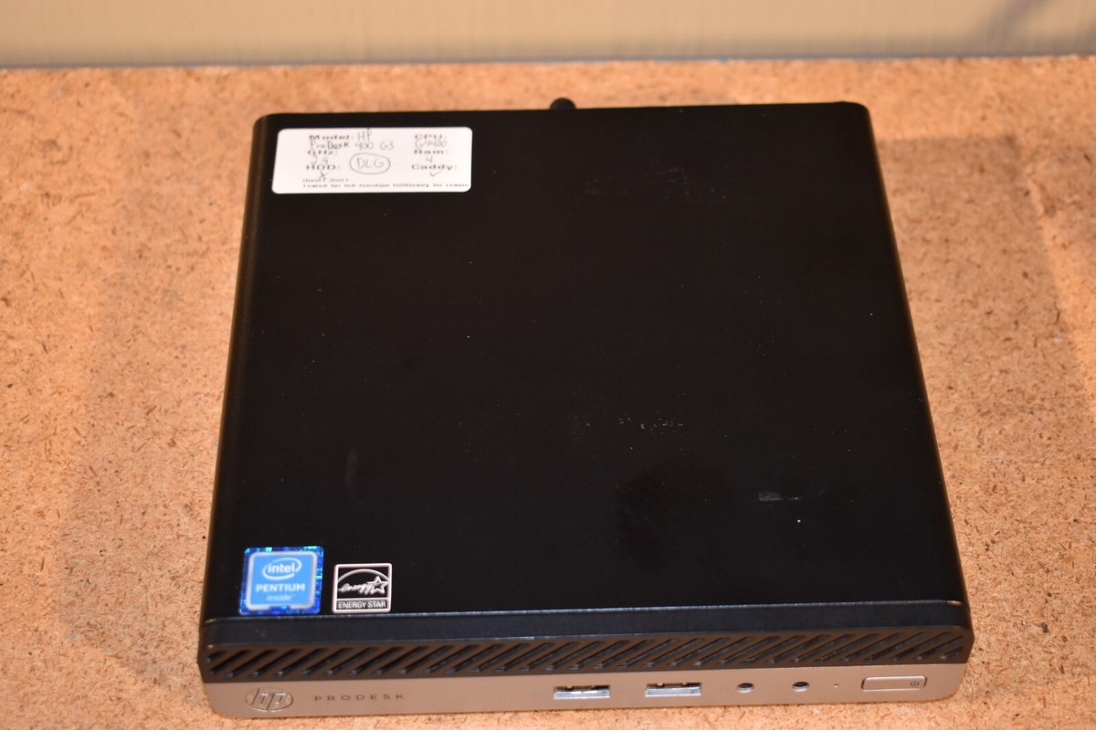 HP Prodesk 400 G3 Tiny Mini Micro G4400T 2.9GHz 128GB SSD