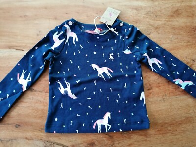 Tom Joule Joules Shirt Harbour Langarmshirt Mädchen Gr. 80 *NEU* NP 25 