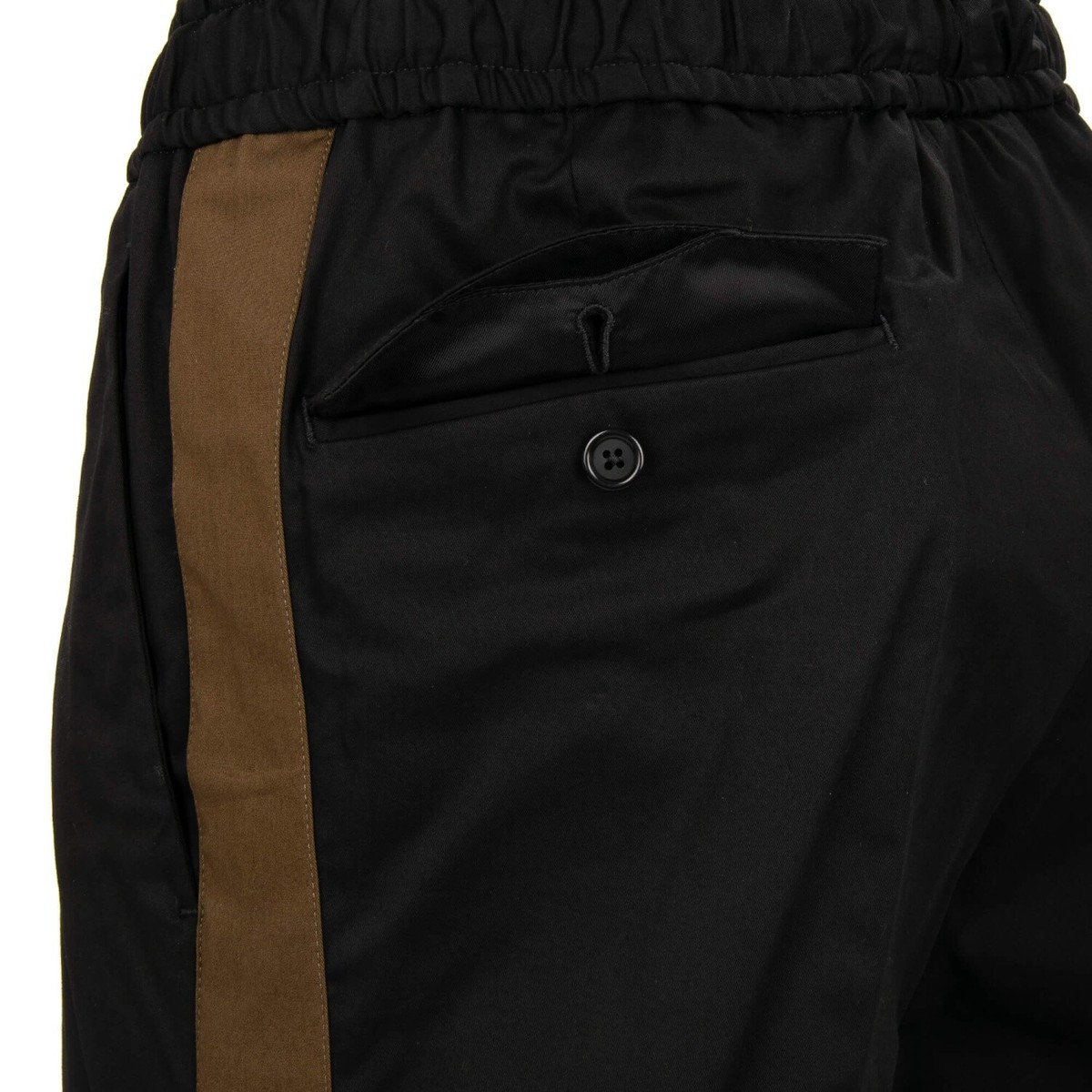 DOLCE & GABBANA DG Logo Patch Cotton Trousers Jogger Pants