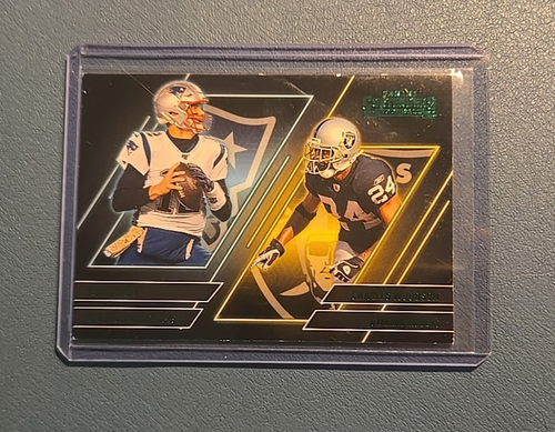 Carte Panini Elite 2017 College Ties #16 Tom Brady & Charles Woodson Wolverines