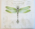 Alice's Cottage Cotton Flour Sack Kitchen Tea Towel Dragonfly - NEW