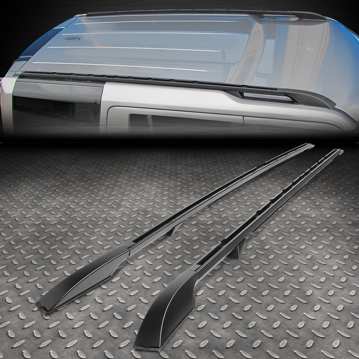 ДЛЯ 05-16 LAND ROVER LR3/LR4 OE STYLE АЛЮМИНИЕВАЯ БОКОВАЯ РЕЙКА БАГАЖНИКА НА КРЫШЕ С КРЕПЛЕНИЕМ НА БОЛТ