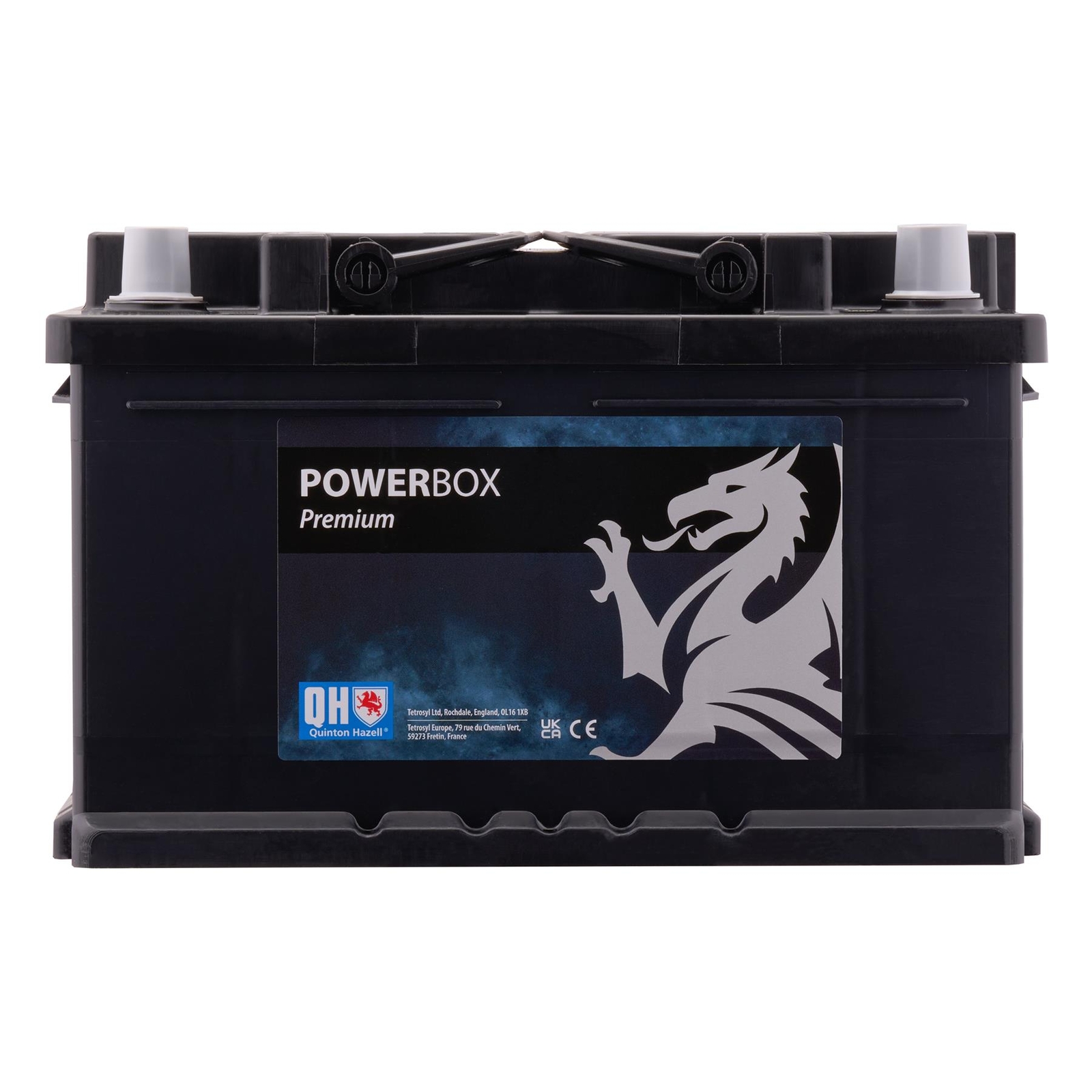 Car Starter Battery 100 72Ah 650A CCA 12V T1 Terminal LB3 Quinton Hazell QBT1003