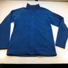 MARMOT POLARTEC Outdoor Life Active Wear FULL ZIP JACKET Sz Mens M Blue