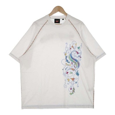 Supreme 23SS Coogi Raglan S Top Short Sleeve Embroidered Tee White 