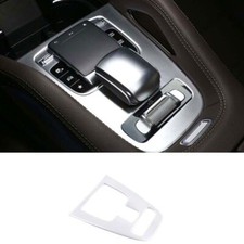 Middle Console Gear Shift Panel Trim 2020-2022 Matte Silver Fit For Benz Gle Gls Middle Console Gear Shift Panel Trim 2020-2022 Matte Silver Fit For Benz Gle Gls