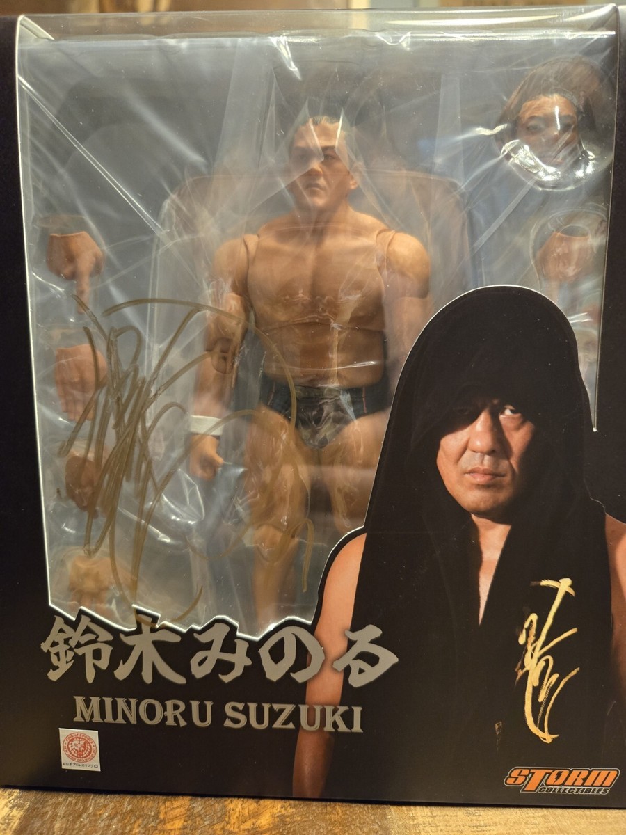鈴木みのる フィギュア STORM COLLECTIBLES Minoru Suzuki Signed Storm Collectibles New Japan NJPW AEW Figure