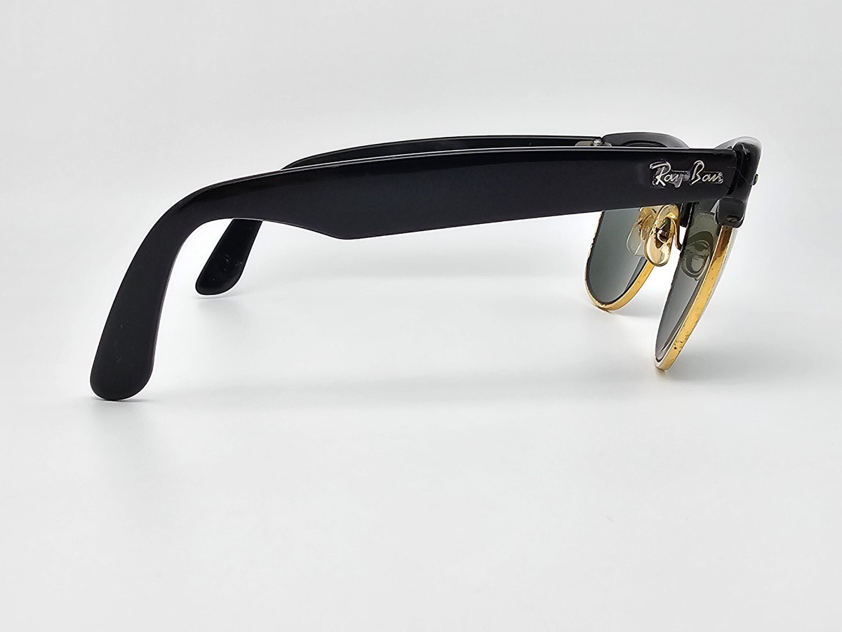 Ray-Ban B&L Wayfarer Max II W1272 Ebony Gold Frame G-15 Lens