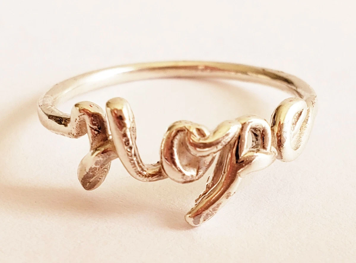 Sterling silver hotsell hope ring
