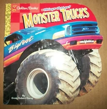 Monster Trucks Things That Go! Golden Books Craig Robert Carey 2001 1st print GD