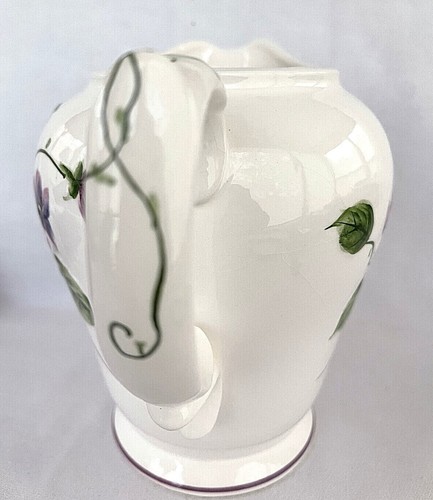 Lefton China Sweet Violets #2891 Tall Creamer Pitcher - Picture 5 of 12