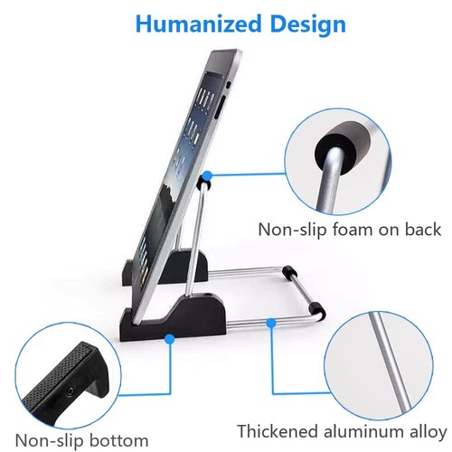 Adjustable Tablet Stand Holder Non Slip Cradle for 5.5-12.9 Inch Tablet PC Pad - 第 7/8 張圖片