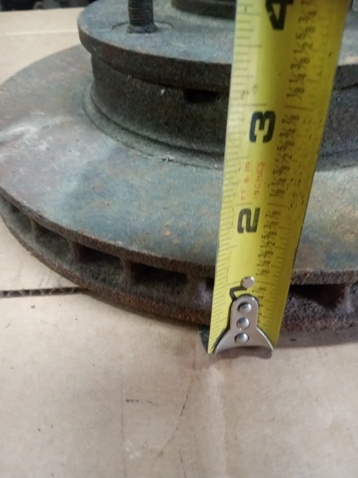 Conjunto de rotor delantero y buje OEM 6 tacos 77-87 Chevy C10 K10 GMC camión de carrocería cuadrada Foto 4 de 4