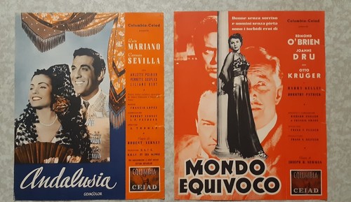 LOTTO 13 DEPLIANTS BROCHURES FILM CINEMA ANNI'50 COLUMBIA CEIAD - Foto 4 di 19