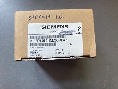 SIMATIC LOGO! 12/24V DC - 8DI/ 4DO 24V Relais  - 6ED1052-1MD00-0BA7