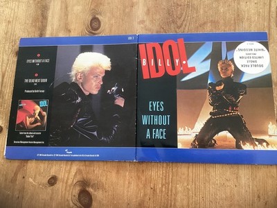 Billy Idol 2 x Double Single Gatefold Pack Eyes Without A Face/White Wedding 7''