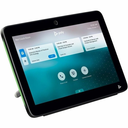 Poly TC10 Touch Controller for Video Conferencing, Black, Wall Mountable 📺 - 第 9/13 張圖片