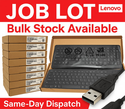 Restposten 10-200X Nagelneue Original Lenovo Calliope UK USB Tastatur OVP