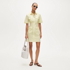 NWT J. Crew Women's Yellow Tall Utility Shirt-Dress