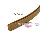 <!--F#f_0-->Universal CAPPUCHINO / SADDLE Pinch Weld 2x Doors - 6x Metres Ford Holden trim<!--F/-->