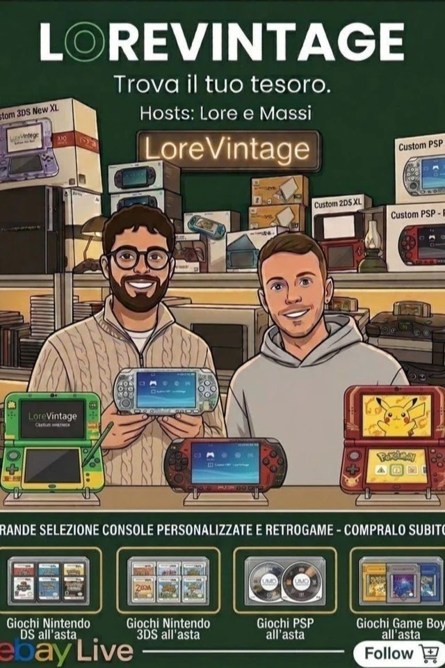 LIVE Console 3DS/2DS PERSONALIZZATI + Aste Videogiochi