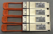 Lot of 4 Genuine Cisco QSFP-40G-CSR4 10-2837-03 QSFP Transceivers