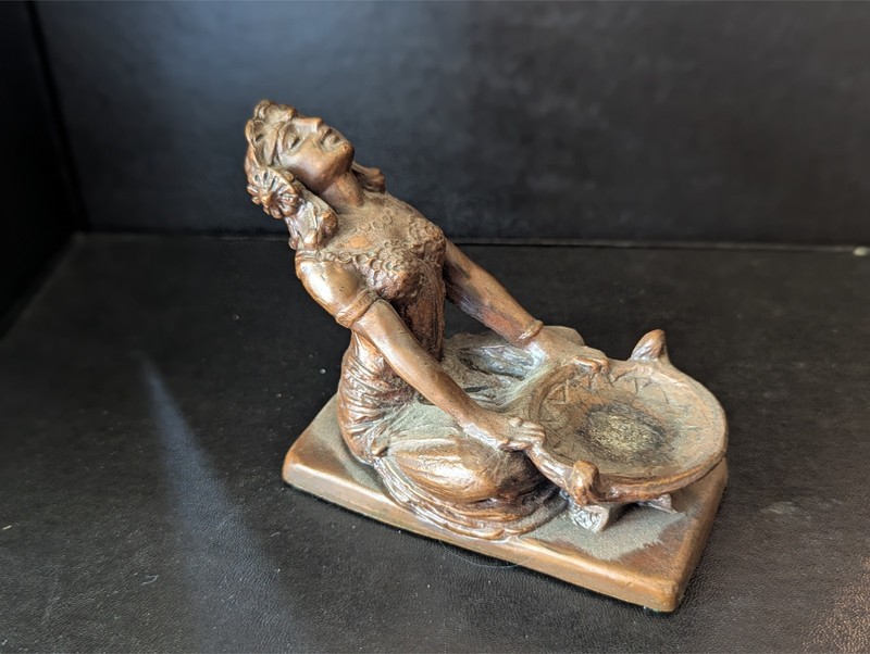 Vintage Weidlich Brothers W.B. Art Metal Incense Burner