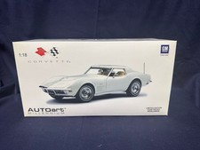 AUTOart 1970 Chevrolet Corvette 1/18 Scale Classic White Diecast Model Limited 6