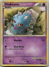 Misdreavus 65/95 Common Call of Legends LP Pokemon Card