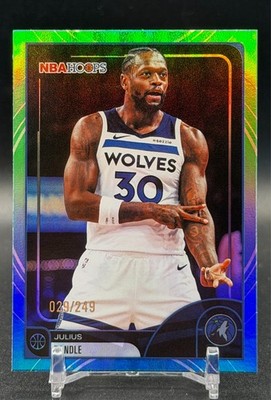 2025-26 Topps NBA Hoops - Julius Randle #193 Green and Blue Foil /249