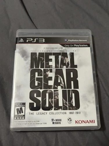 Metal Gear Solid: Legacy Collection PlayStation 3, 2013, Complete (NO MGS1 CODE)