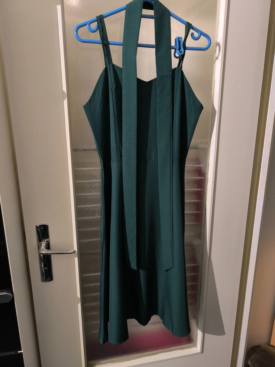 Robe à Bretelles Verte Et Rouge Taille S - Coton - Occasion Très Bon état - Été