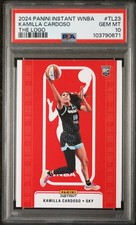 2024 PANINI INSTANT WNBA THE LOGO #TL23 KAMILLA CARDOSO PSA 10