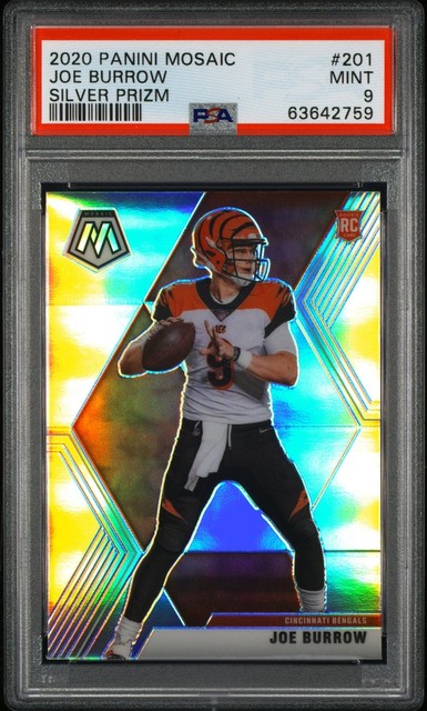 Joe Burrow 2020 Panini Mosaic Silver