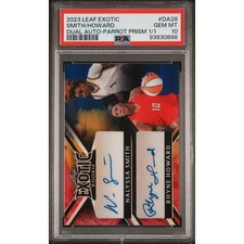 2023 Leaf Exotic NaLyssa Smith Rhyne Howard Parrot Prism 1/1 PSA 10 Dual Autos