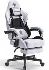 Comfortable Gaming Chair with Headrest Footrest for Ergonomic Setup